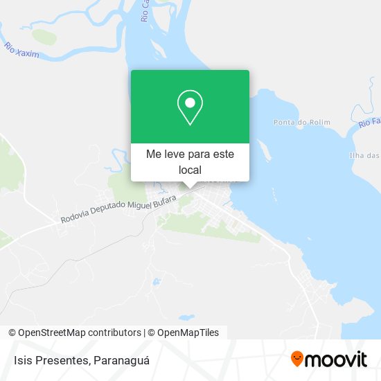 Isis Presentes mapa