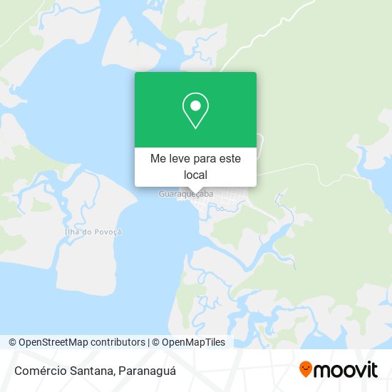 Comércio Santana mapa