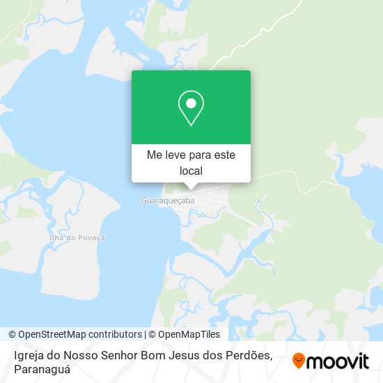 Igreja do Nosso Senhor Bom Jesus dos Perdões mapa