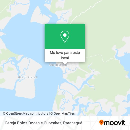 Cereja Bolos Doces e Cupcakes mapa