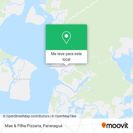 Mae & Filha Pizzaria mapa