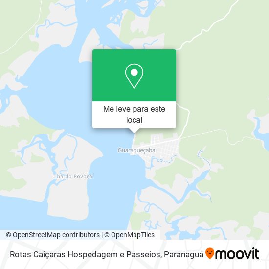 Rotas Caiçaras Hospedagem e Passeios mapa