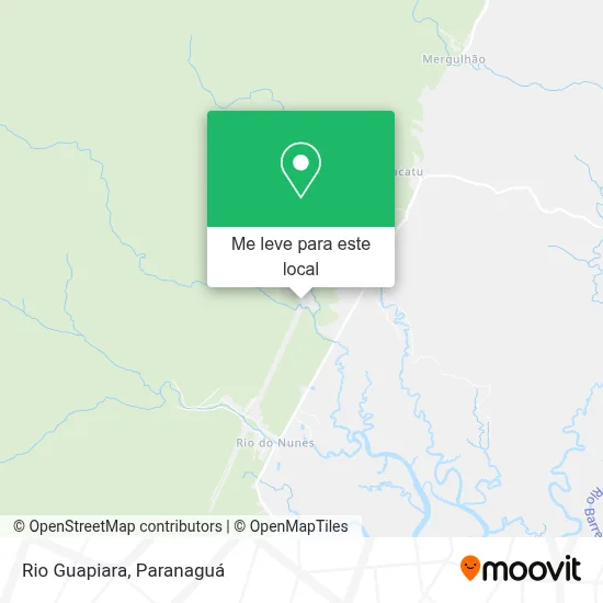 Rio Guapiara mapa