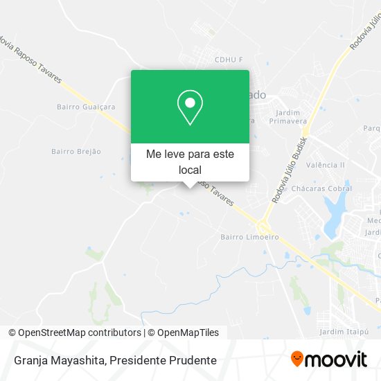 Granja Mayashita mapa