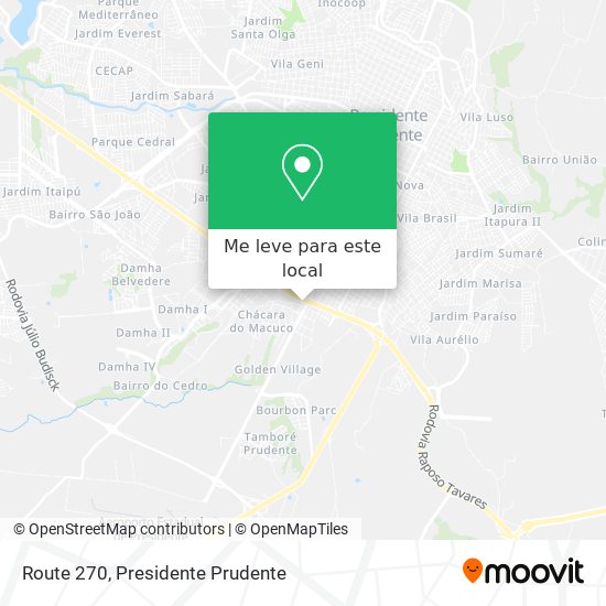 Route 270 mapa