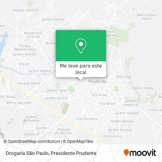 Drogaria São Paulo mapa