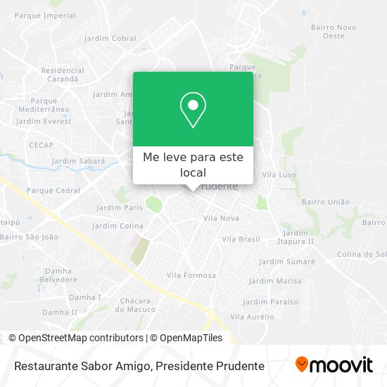 Restaurante Sabor Amigo mapa
