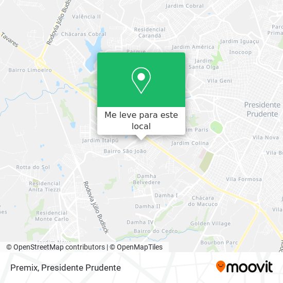 Premix mapa