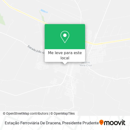 Estação Ferroviária De Dracena mapa