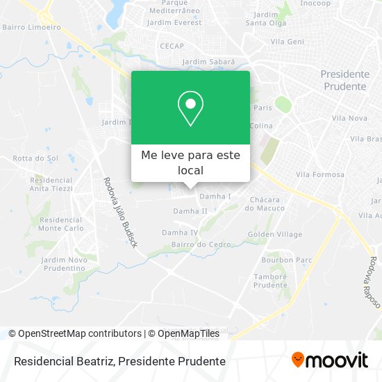Residencial Beatriz mapa