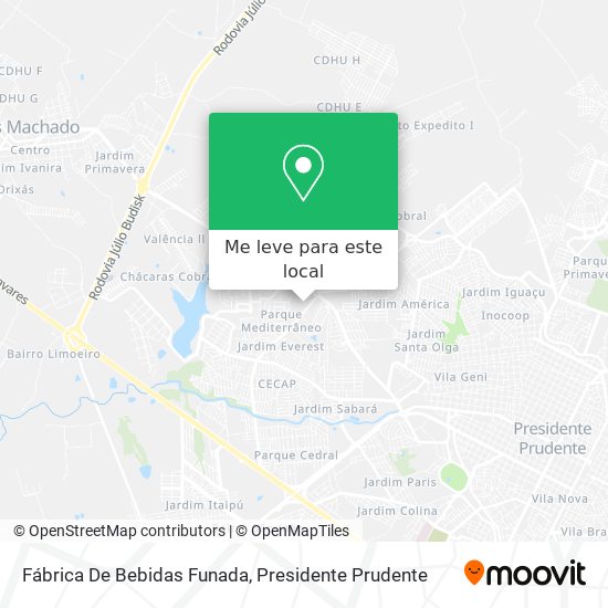 Fábrica De Bebidas Funada mapa