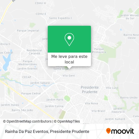 Rainha Da Paz Eventos mapa