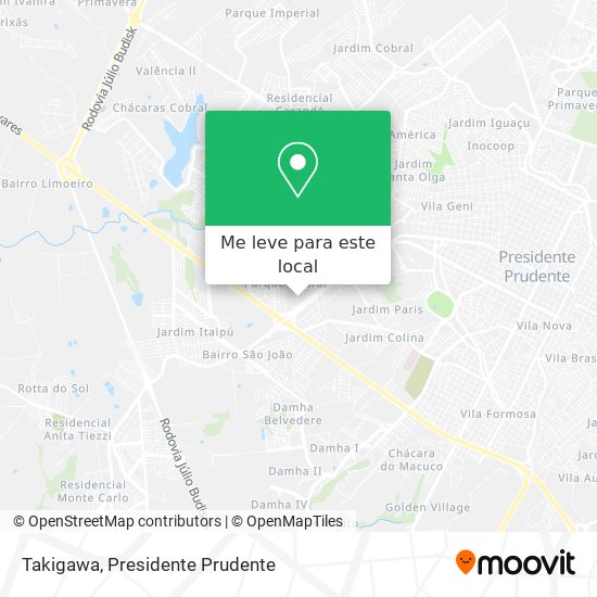 Takigawa mapa
