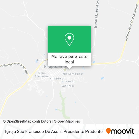 Igreja São Francisco De Assis mapa