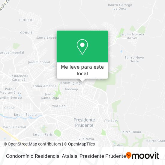 Condomínio Residencial Atalaia mapa