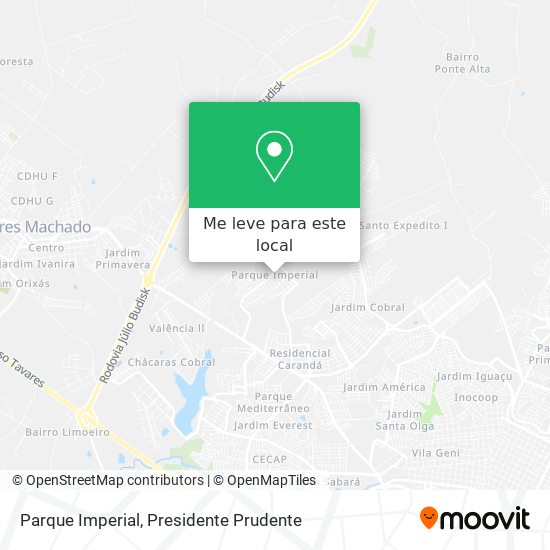 Parque Imperial mapa