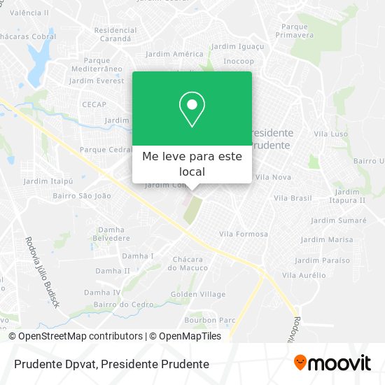 Prudente Dpvat mapa