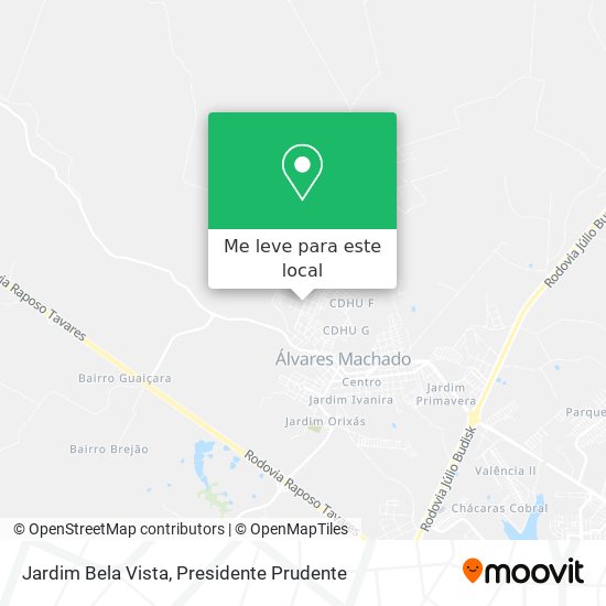 Jardim Bela Vista mapa