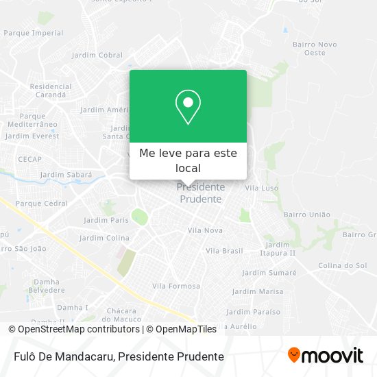 Fulô De Mandacaru mapa