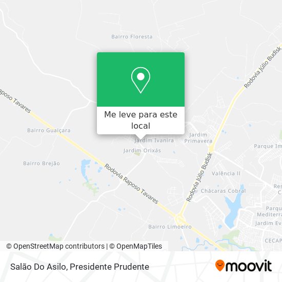 Salão Do Asilo mapa