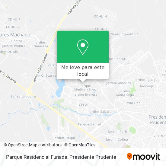 Parque Residencial Funada mapa