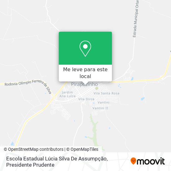Escola Estadual Lúcia Silva De Assumpção mapa