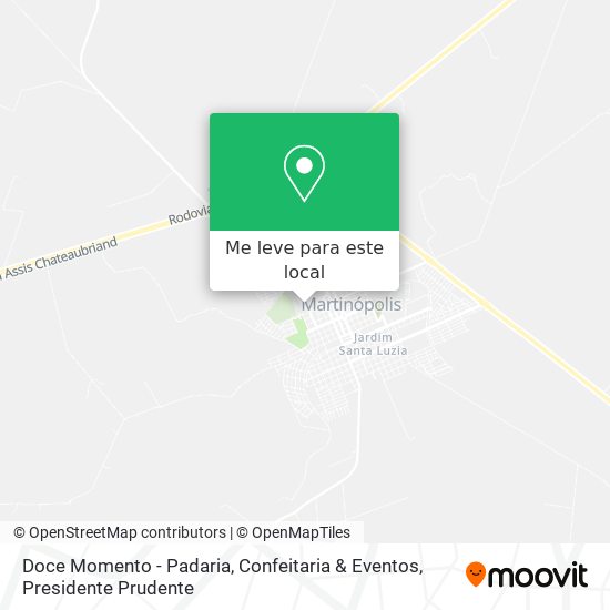 Doce Momento - Padaria, Confeitaria & Eventos mapa