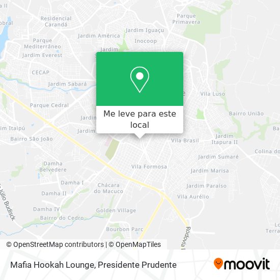 Mafia Hookah Lounge mapa