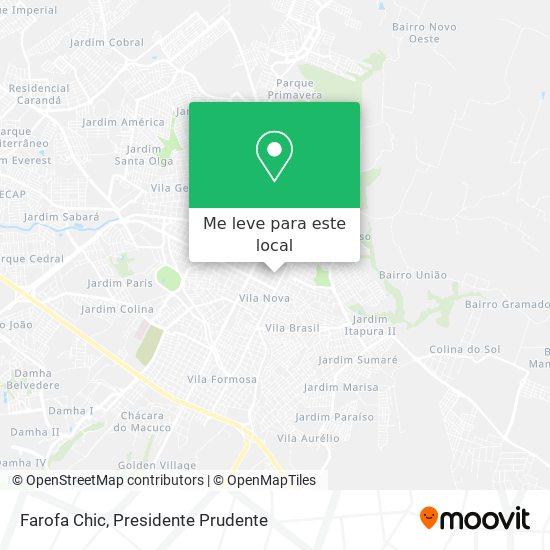 Farofa Chic mapa