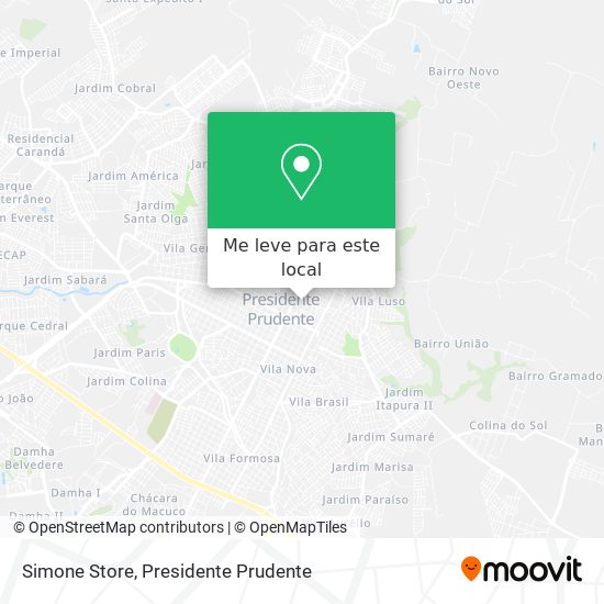 Simone Store mapa