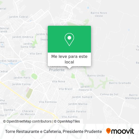 Torre Restaurante e Cafeteria mapa