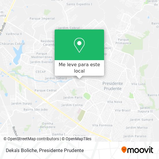 Deka's Boliche mapa