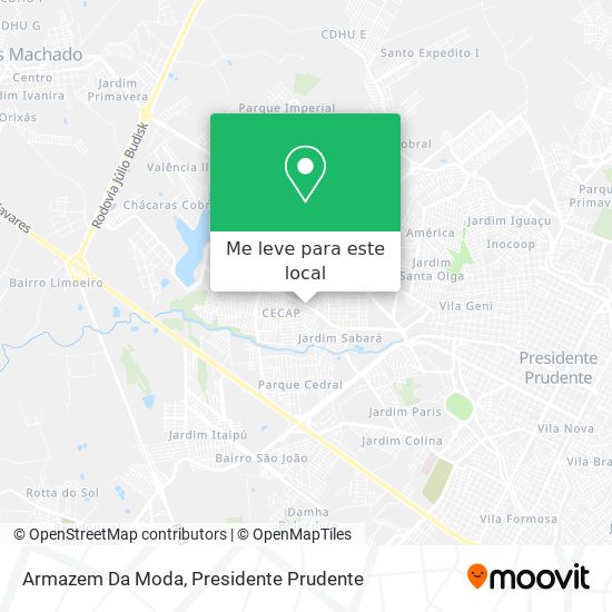Armazem Da Moda mapa