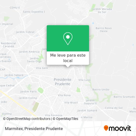 Marmitex mapa