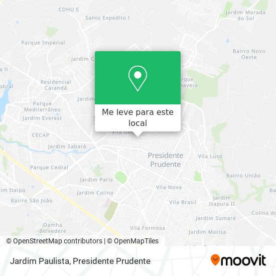Jardim Paulista mapa