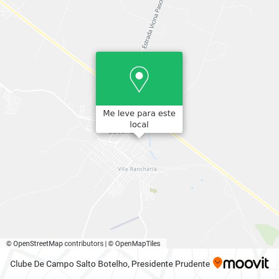 Clube De Campo Salto Botelho mapa