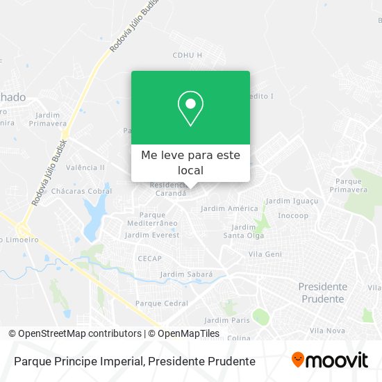 Parque Principe Imperial mapa