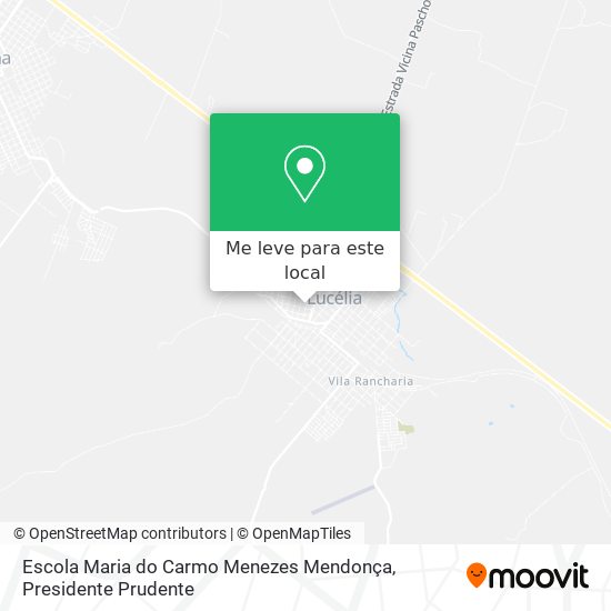 Escola Maria do Carmo Menezes Mendonça mapa