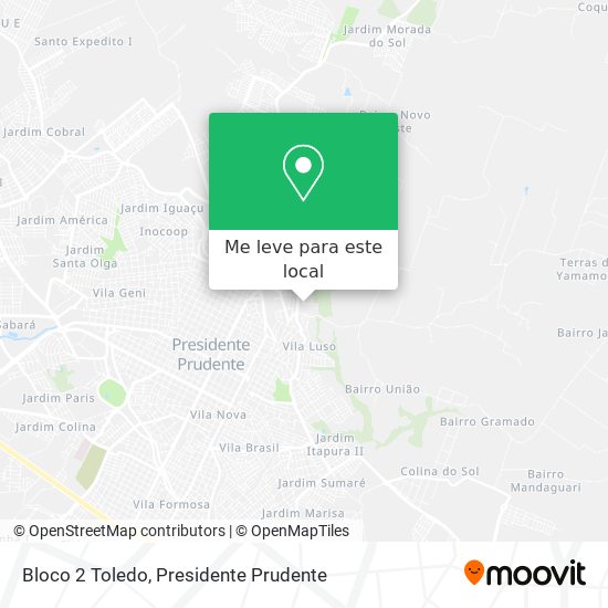 Bloco 2 Toledo mapa