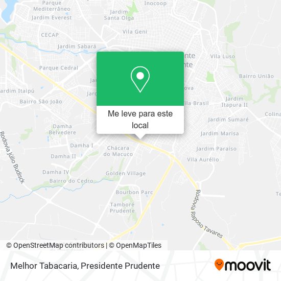 Melhor Tabacaria mapa