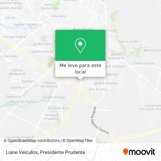 Liane Veículos mapa