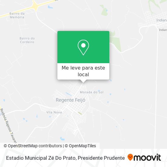 Estadio Municipal Zé Do Prato mapa