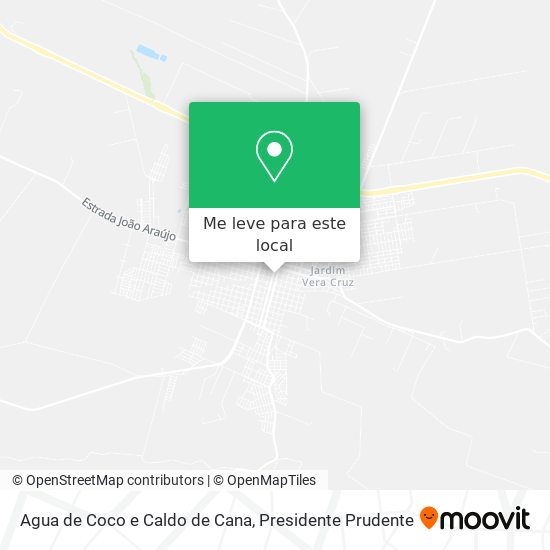 Agua de Coco e Caldo de Cana mapa