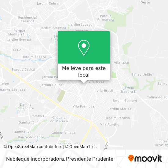 Nabileque Incorporadora mapa