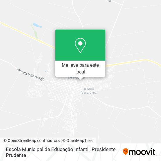 Escola Municipal de Educação Infantil mapa