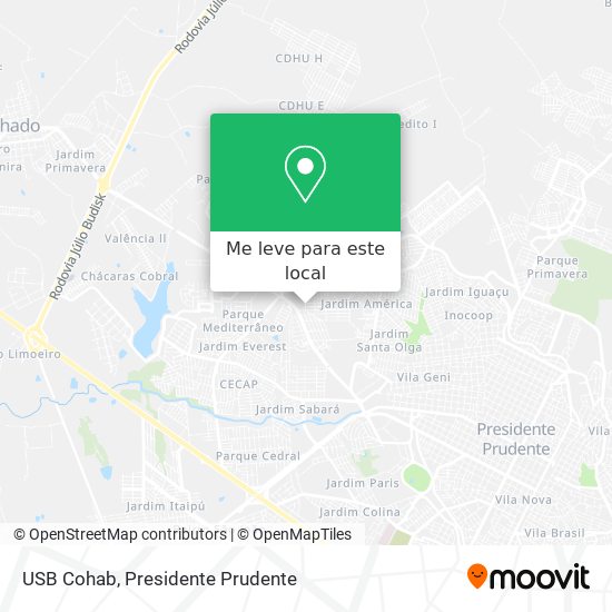 USB Cohab mapa