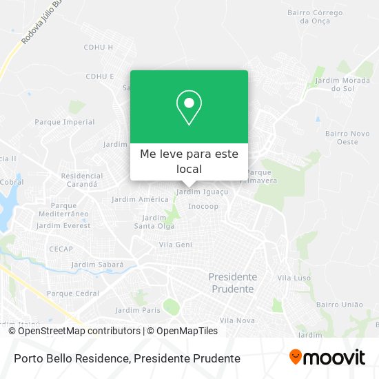 Porto Bello Residence mapa