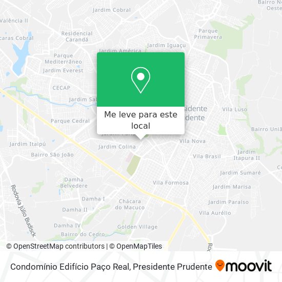 Condomínio Edifício Paço Real mapa
