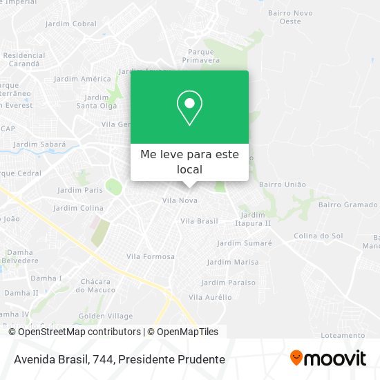 Avenida Brasil, 744 mapa
