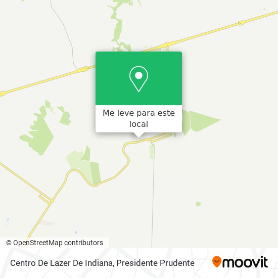 Centro De Lazer De Indiana mapa